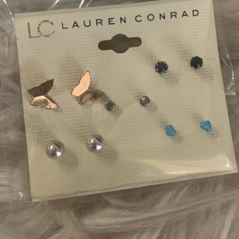 5 Pairs Silver and Gold Earring Set